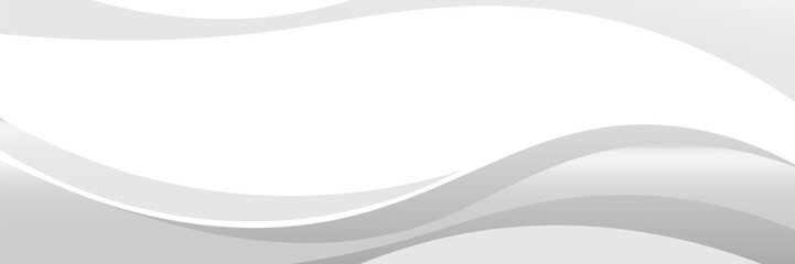 Vector white line background curve element with white space for text and message design, overlapping layers, vector