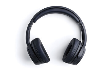 Wireless and wired headset isolated on white background