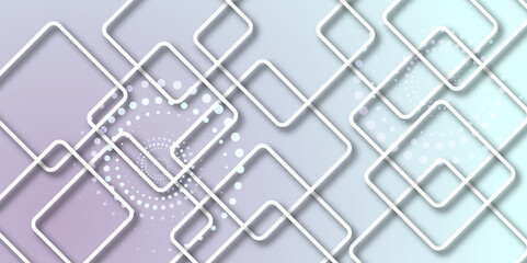 Abstract background colorful technology modern Geometric squares futuristic digital landscape with lines. Grey blue teal abstract background geometry triangle diagonal neon light and layer element. 