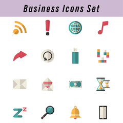 Business Icons Set vector illustration4