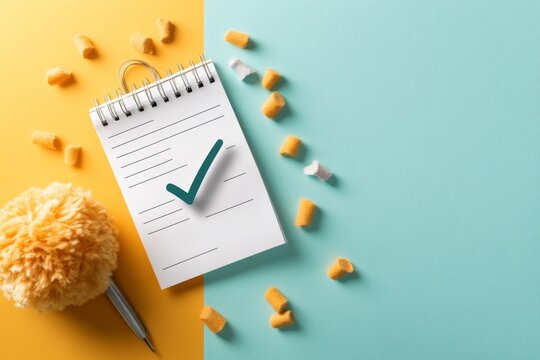 A clean minimalist icon of a checklist with a checkmark, symbolizing attendance tracking