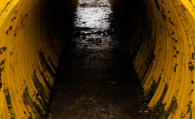 underground tunnel in the old town