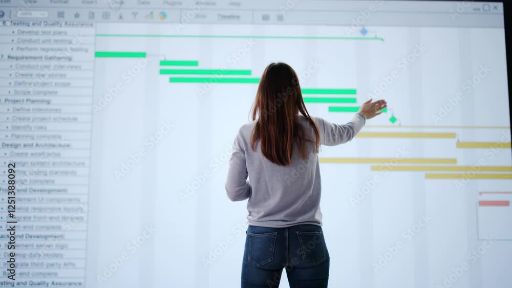 Poster gantt gantt software projekt