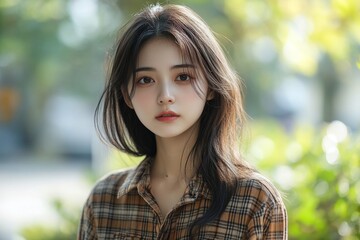 Naklejka premium Young Asian females feeling dizzy after standing too fast, have symptoms of low blood pressure