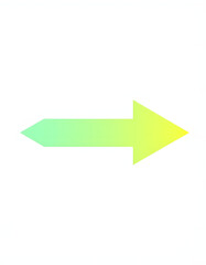 Vector arrow isolated. with white shades
