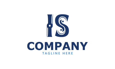 IS I is initial logo | initial based abstract modern minimal creative logo, vector template image. luxury logotype logo, real estate homie logo. typography logo. initials logo