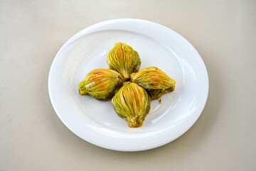 Turkish Dessert Sobiyet, havuc dilimi, midye baklava, mussels baklava and classic baklava with Pistachio . Cikoltali cevizli, fistikli soguk Baklava, top view.