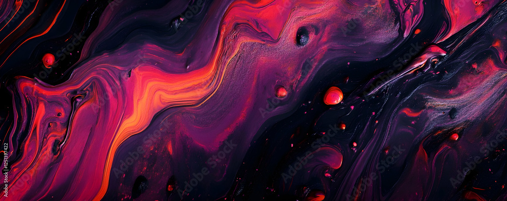 Aufkleber abstract swirling colors in vibrant hues creating a dynamic visual experience