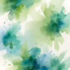 green watercolor background