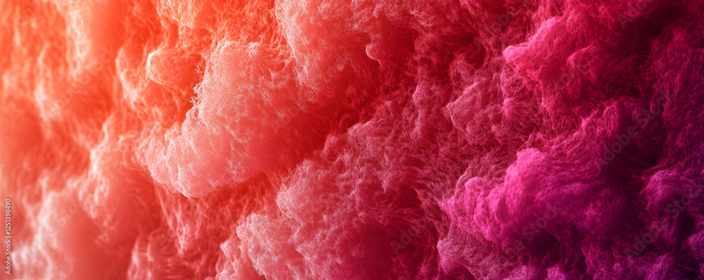 Poster abstract colorful clouds with vibrant gradients creating a dreamy atmosphere