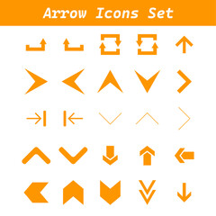 Arrow Icons Set vector illustration design