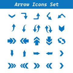 Arrow Icons Set vector illustration design