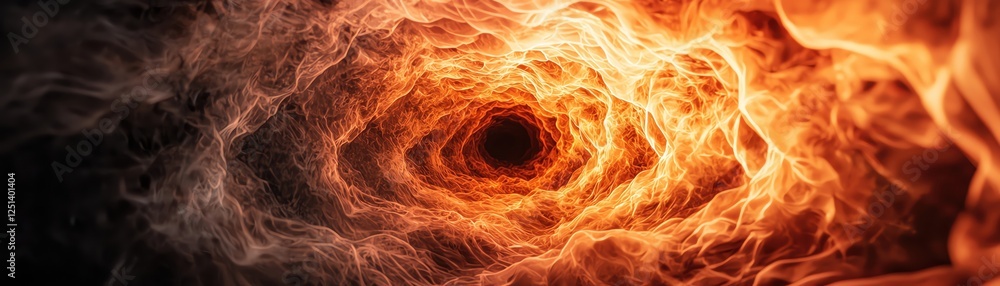Poster a mesmerizing swirl of fiery colors and smoke creating an abstract visual effect.
