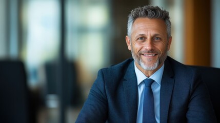 Fototapeta premium Professional Portrait of Corporate Storyteller in Business Environment