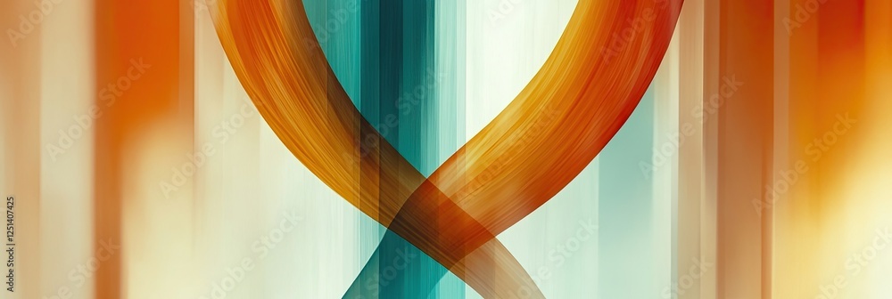 Poster Exploring Modern Abstraction Through Negative Space in a Minimalist Fish Shape Design