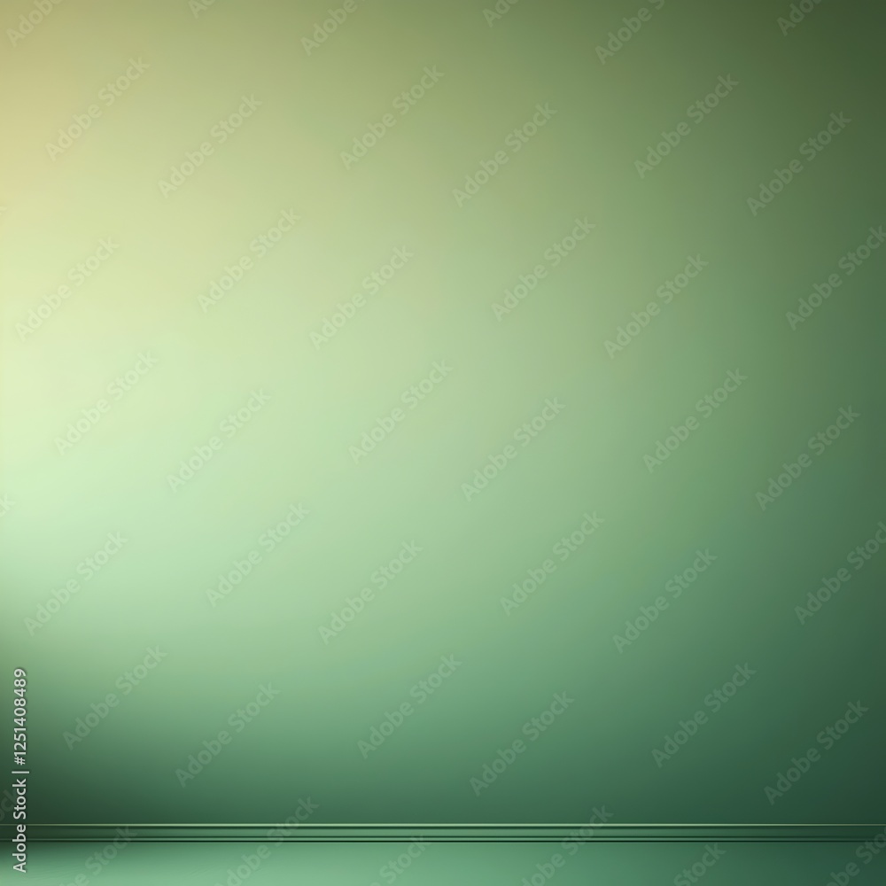 Poster a serene gradient backdrop, transitioning from soft green hues to a gentle light at the top, creatin