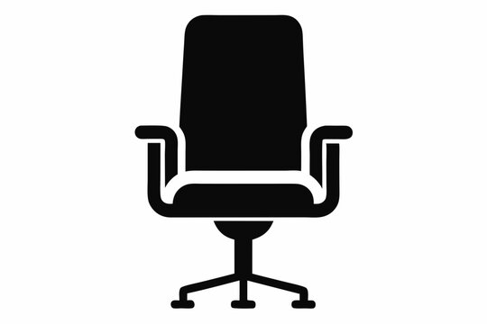 recommend clip art: chair icon office chair vector silhouette