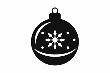 Fototapeta premium christmas ball isolated on white