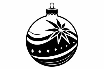 christmas ball christmas ball icon vector