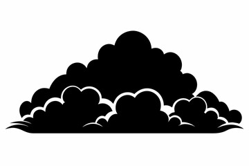 vector illustration of a cloud
