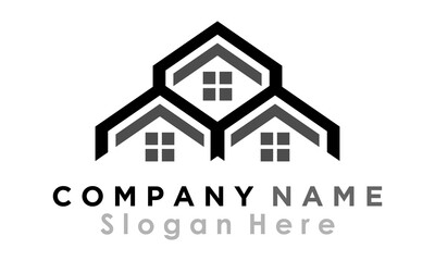residence logo vector design