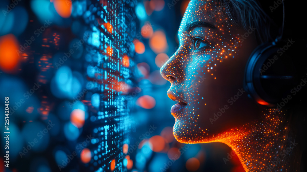 Poster voice recognition technology transforming business processes with innovative applications and disrup