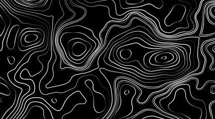 This topographic map style abstract pattern would make an ideal background, This detailed illustration of topography lines repeats seamlessly and the vector file can be scaled infinitely without loss.