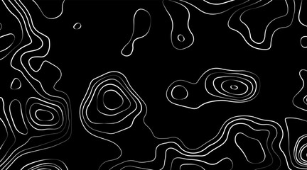 This topographic map style abstract pattern would make an ideal background, This detailed illustration of topography lines repeats seamlessly and the vector file can be scaled infinitely without loss.