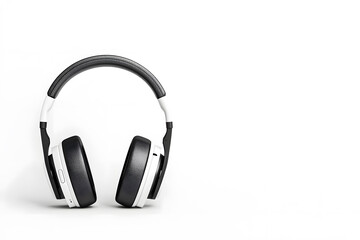 Fototapeta premium Wireless and wired headset isolated on white background