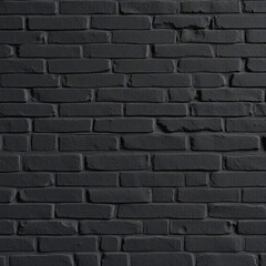 black brick wall