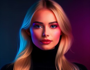 Fototapeta premium Hübsche junge Frau