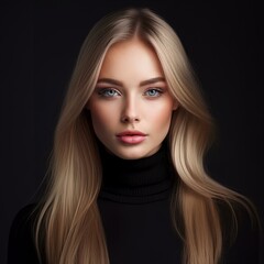 Fototapeta premium Hübsche junge Frau