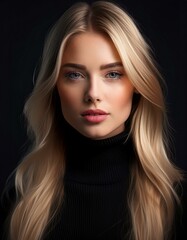 Naklejka premium Hübsche junge Frau