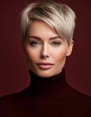 Fototapeta premium Hübsche blonde Frau