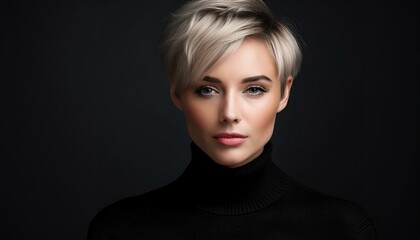 Naklejka premium Hübsche junge Frau