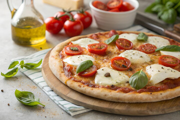 Margherita Pizza fast food images