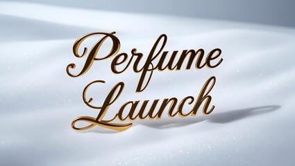 Perfume Launch atop a smooth backdrop, highlighting an upscale promotional event