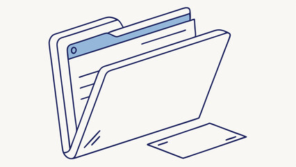 file folder with document icon 