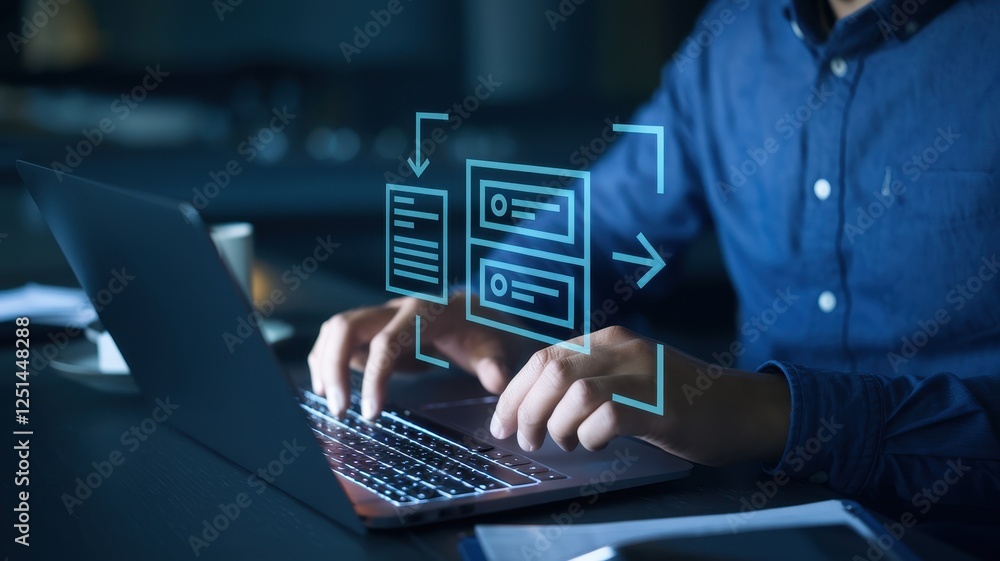 Poster data transfer and management: a seamless workflow