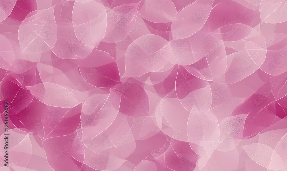 Aufkleber seamless floral pattern featuring abstract leaves in a vibrant design suitable for various creative 