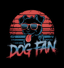 Trendy Dog Graphic Tee Unique and Eye-Catching Design