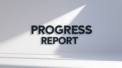 Fototapeta premium Progress report highlighting achievements and areas for growth in a project