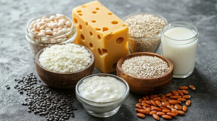 Chart of five major nutrients