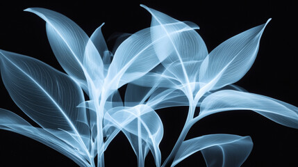 Close up of a flower against a solid black background in high detail and clarity