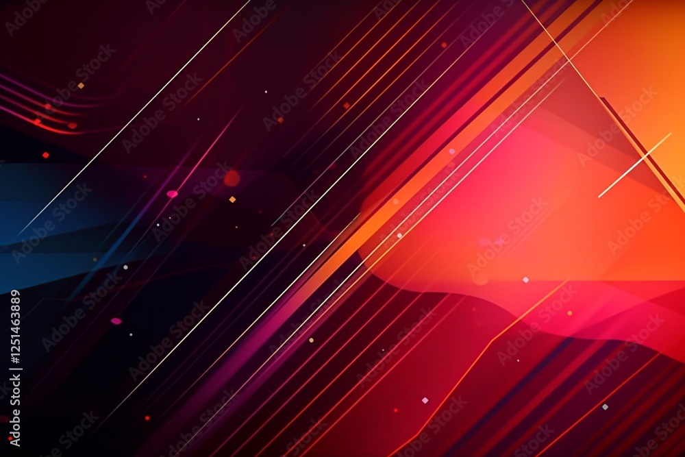 Poster abstract geometric background. abstract background with colorful shapes. abstract red, yellow, blue 