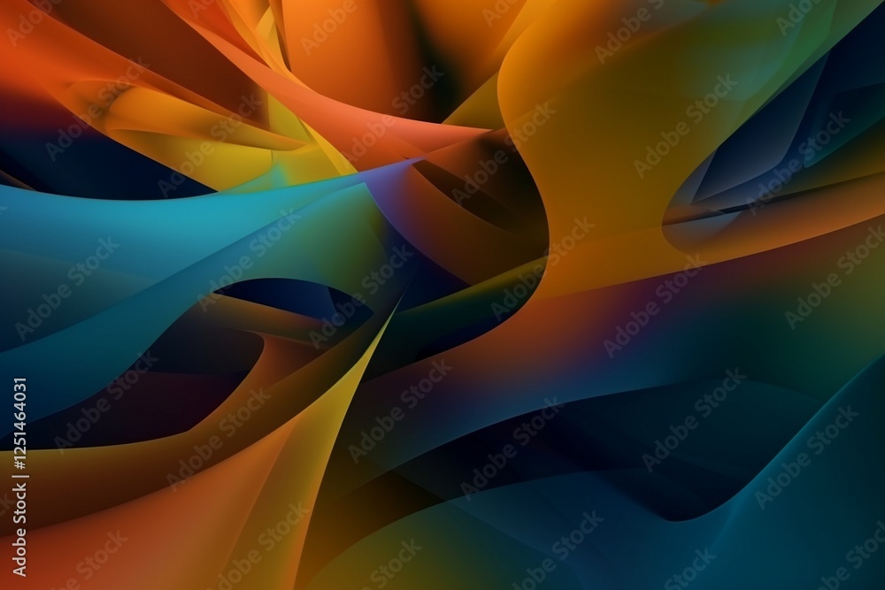 Poster abstract geometric background. abstract background with colorful shapes. abstract red, yellow, blue 