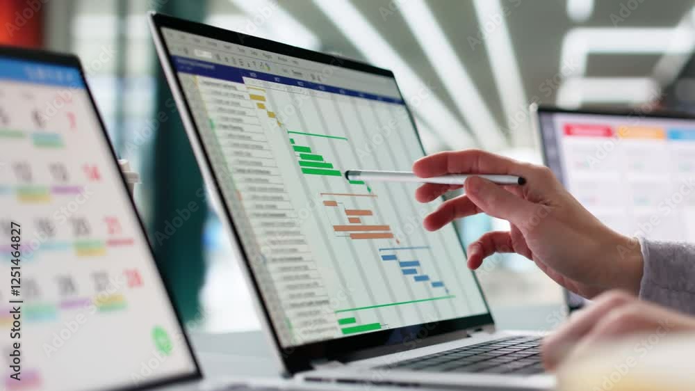 Poster gantt gantt software project