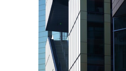 Obraz premium modern office building with glass windows