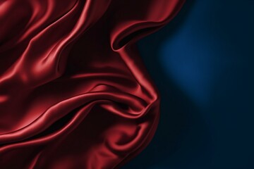 Obraz premium Colourful satin fabric silk wave flying background. Colourful gradient silk flying fabric. Waving satin cloth