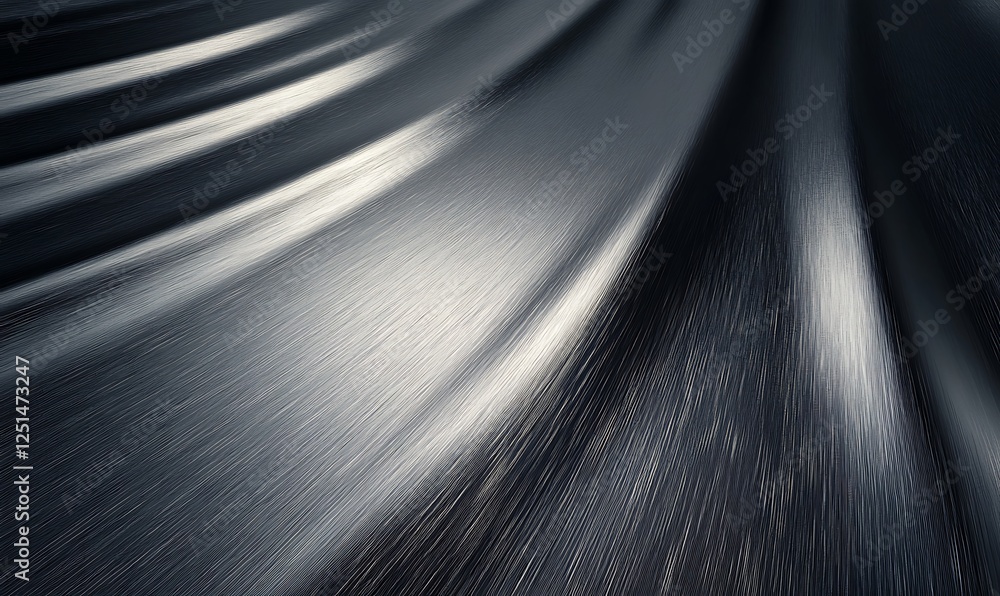 Aufkleber A high-resolution image of a smooth metallic surface featuring a brushed texture.